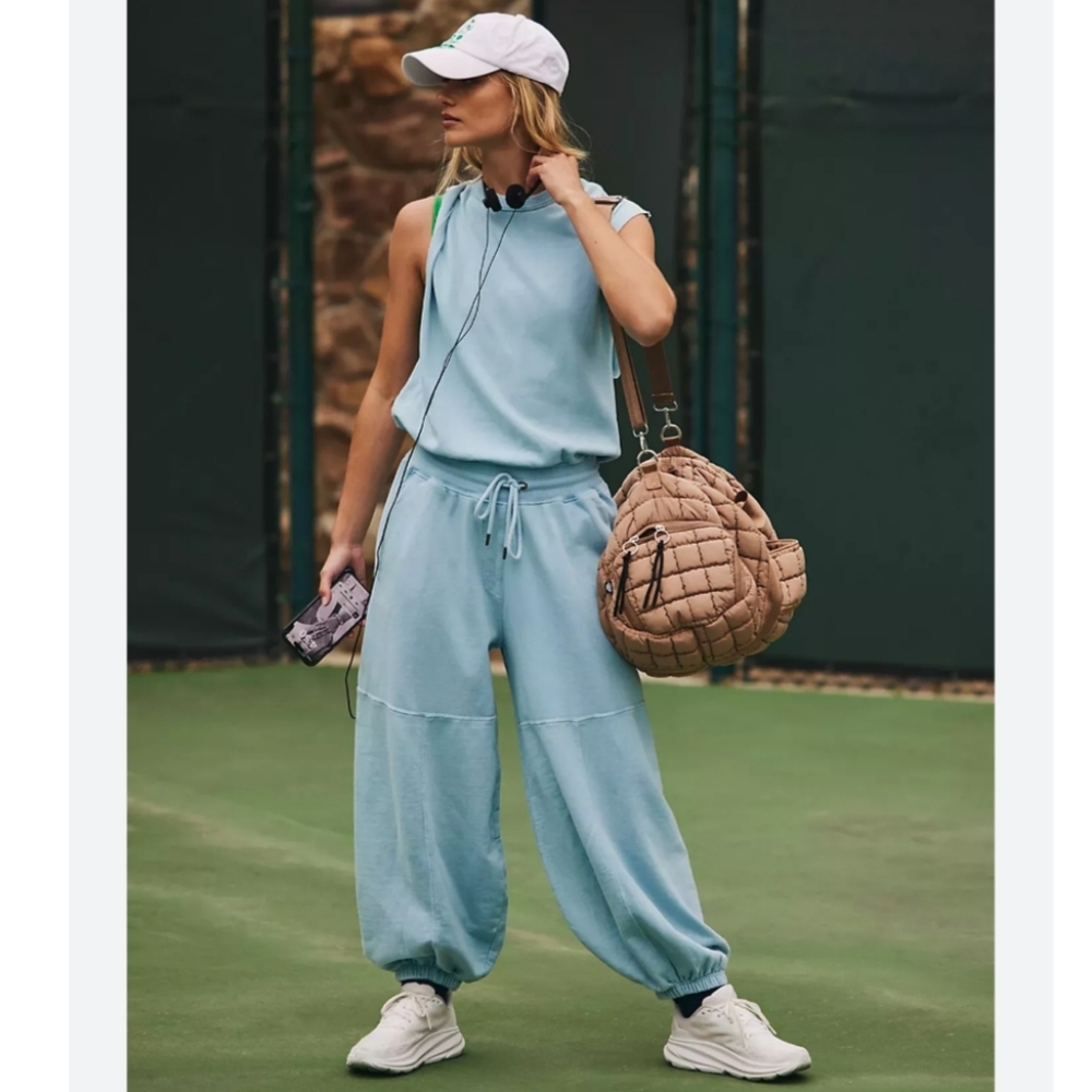 Free People Light Blue Jumpsuit - Picture 2 of 8